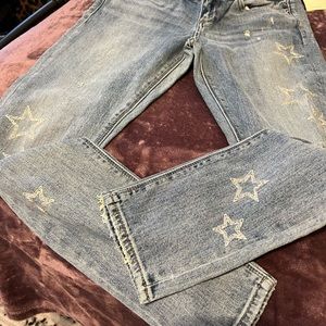 Lucky brand jeans with stars